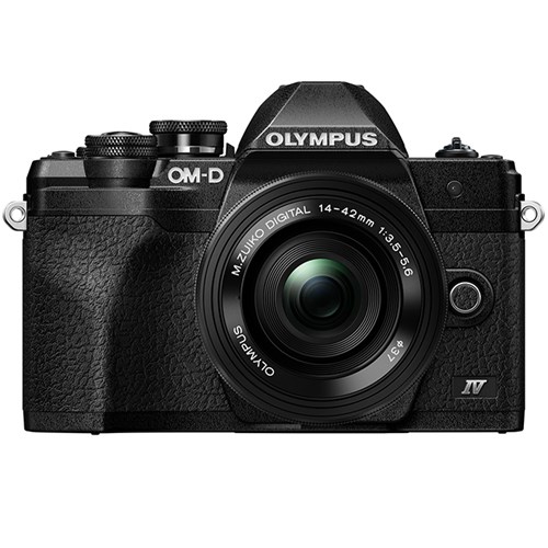 C38_E-M10Mark4_BLK_Front_1442EZ_BLK