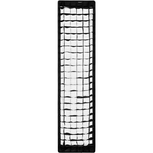 Softbox_1x4_Silver_front_Softgrid
